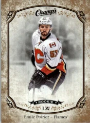 2015-16 Upper Deck Champ's Gold Variant Back #157 Emile Poirier Flames